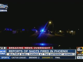 Reports of shots fired in Phoenix