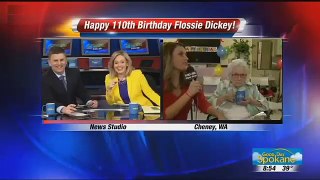 110 Year Old Flossie Dickey Does Not Give A F**K About Her Birthday