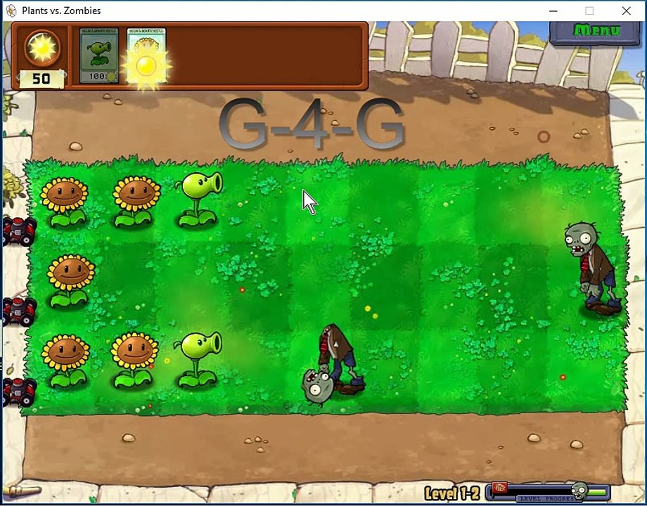 Plants vs. Zombies - Level 1-2