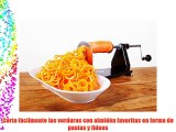 ICO Vegetal Spiralizer/Cortador de verduras para hacer espaguetis vegetales aros de cebolla