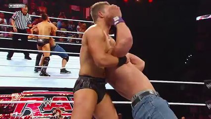 Raw- John Cena vs. The Miz