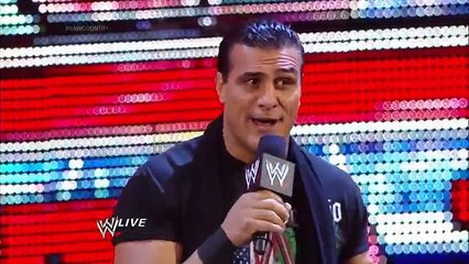 John Cena attacks Alberto Del Rio- Raw, Nov. 18, 2013