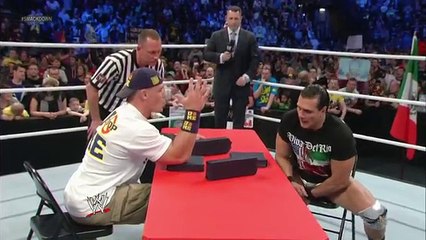 John Cena vs. Alberto Del Rio - Arm Wresting Challenge- SmackDown, Nov. 15, 2013