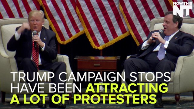 Donald Trump Had a Banner Day in Being Interrupted by Protesters