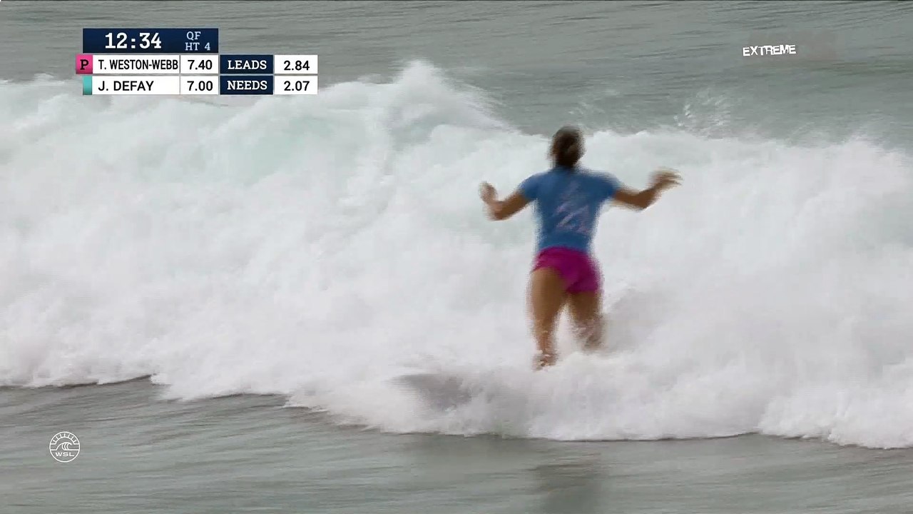 Surf - Roxy Pro Gold Coast - Johanne Defay en mode Jérémy Florès