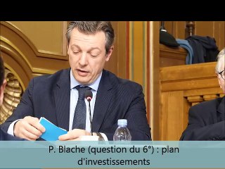 Question du 6° : plan d'investissements