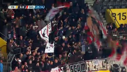 Young Boys vs FC Sion   Theofanis Gekas Goal   Swiss Super League 13-03-16