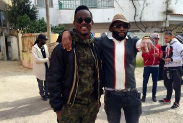 Black M et Gradur à Lisbonne sur le tournage du clip de Illégal