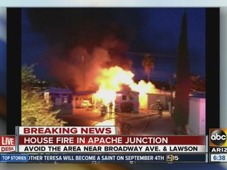 House fire in Apache Junction