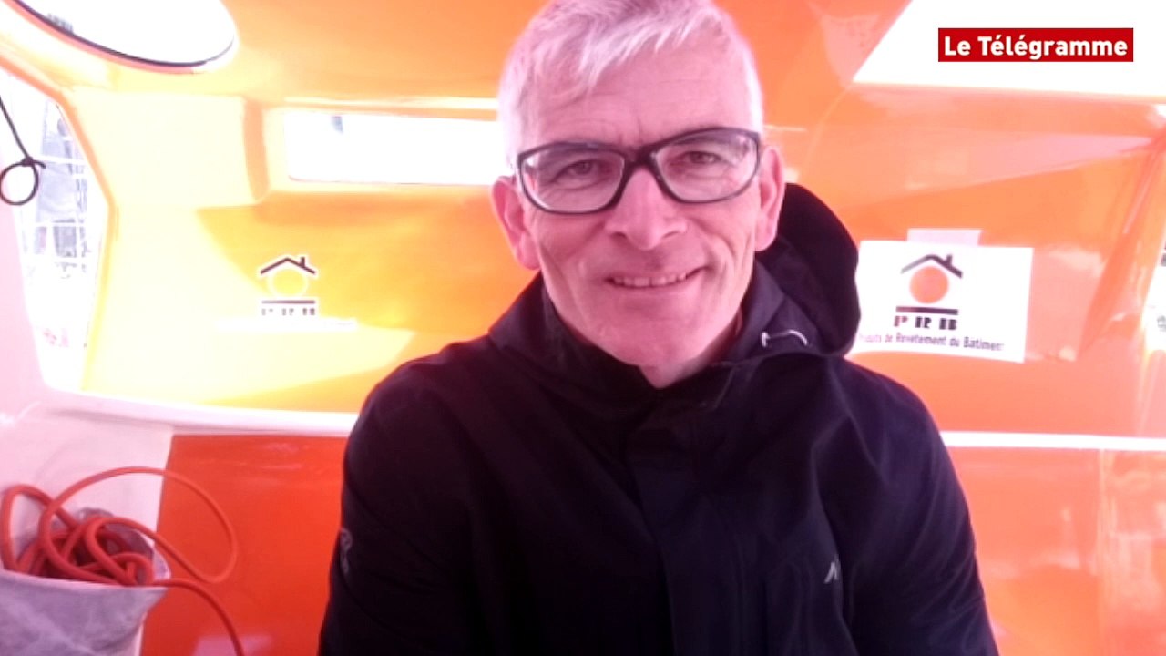 Voile. Pas de foils sur le monocoque "PRB" de Vincent Riou