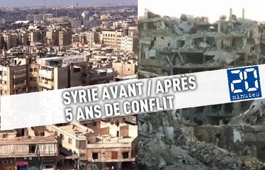 Cinq ans du conflit syrien : Le pays avant/après les destructions
