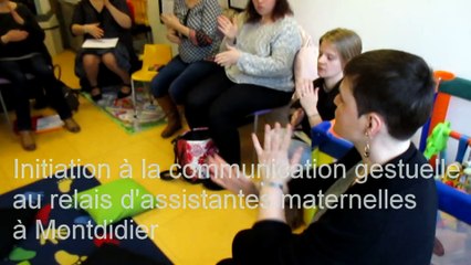 Communication gestuelle à Montdidier