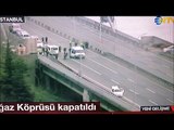 Trafiğe kapatılan Boğaz köprüsünde Bombalı otomobil alarmı
