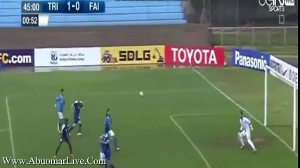 مشاهده اهداف الفيصلي 1 - 1 طرابلس الرياضي اليوم 15/3/2016 في كاس اتحاد اسيا