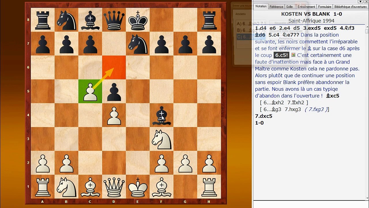 Le gain et la partie nulle : 1ère partie