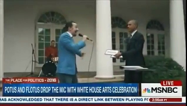 President Obama Freestyle with Hamilton Star Lin Manuel Miranda