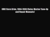 Download OMC Stern Drive 1964-1986 (Seloc Marine Tune-Up and Repair Manuals)  EBook