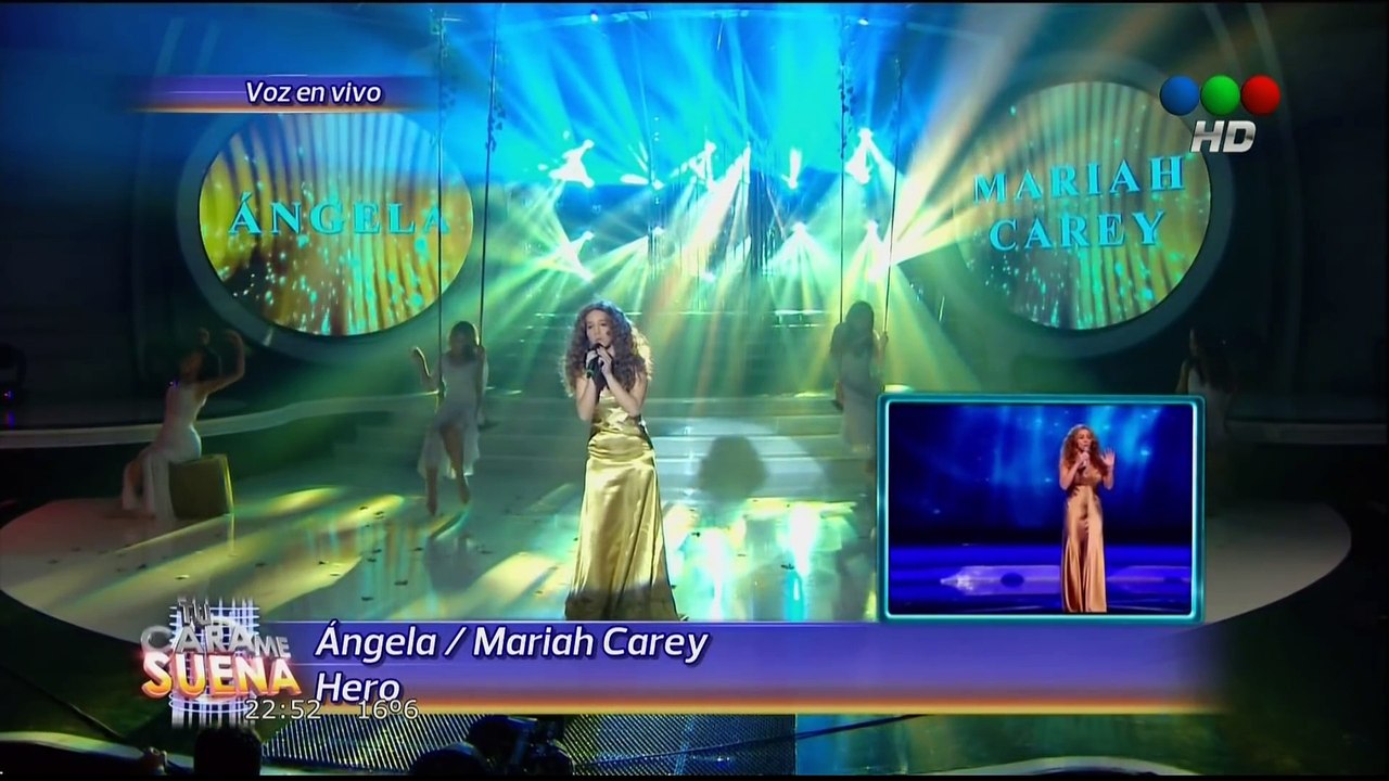 Angela Torres es Mariah Carey en Tu cara me suena 2014 - [TLF HD]