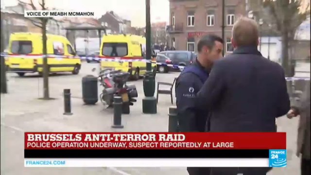 Brussels anti-terror raid: Shots fired at police during search linked to Paris attacks