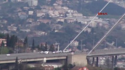 Boğaziçi Köprüsü'nü Şüpheli Araç Kapattı