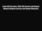 PDF Saab 900 (October 1993-98) Service and Repair Manual (Haynes Service and Repair Manuals)