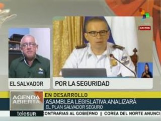 El Salvador: Asamblea Legislativa discutirá medidas de seguridad