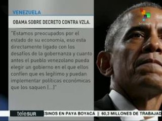 Obama insiste en su política injerencista contra Venezuela
