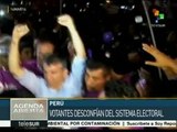 Peruanos protestarán contra la actuación del jurado electoral