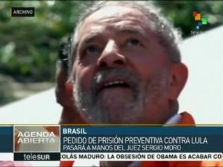 Brasil: juez pide prisión preventiva para Lula Da Silva
