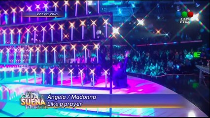 Angela Torres es Madonna en Tu cara me suena 2014 -