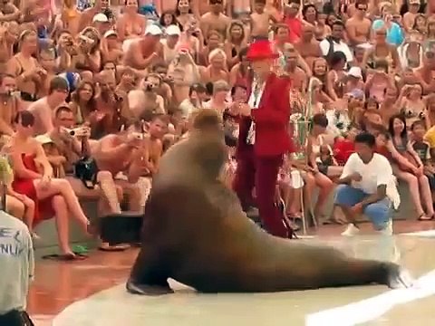 Морж танцует под Майкла Джексона ПРИКОЛ