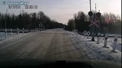 Неожиданный поезд Прикол