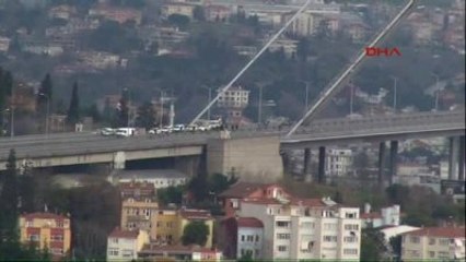 Boğaziçi Köprüsü'ndeki Şüpheli Aracın Kontrollü Şekilde Patlatılma Anı 2