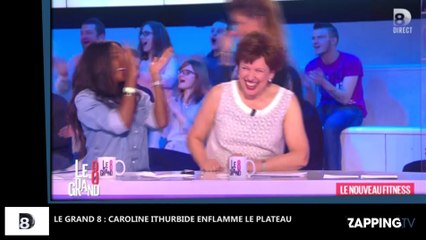 Le Grand 8 : Caroline Ithurbide sexy en Beyoncé, elle enflamme le plateau (Vidéo)