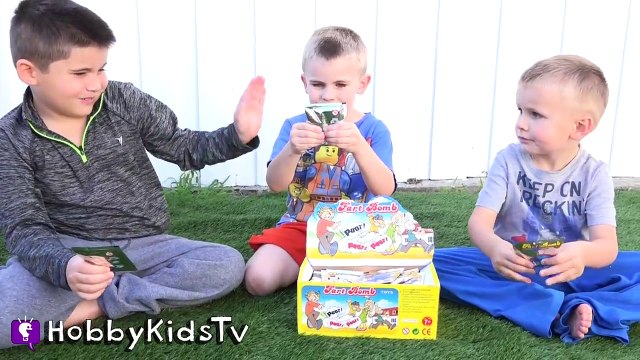 Worlds BIGGEST WHOOPEE CUSHION Surprise Egg! Fart Family Fun + Best Toys HobbyKidsTV