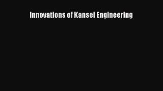 Download Innovations of Kansei Engineering Free Books