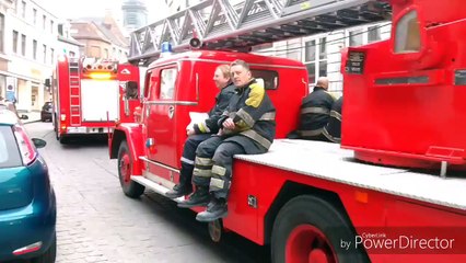 Mons - Les pompiers manifestent