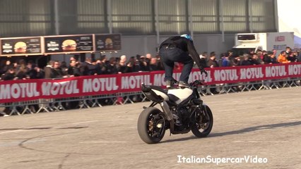 Motorcycle Stunt Show - CRAZY tricks - Motor Bike Expo 2016 - Part II