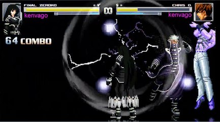 MUGEN WORLD, Final Zeroko vs Orochi Chris (las mejore peleas del mugen)