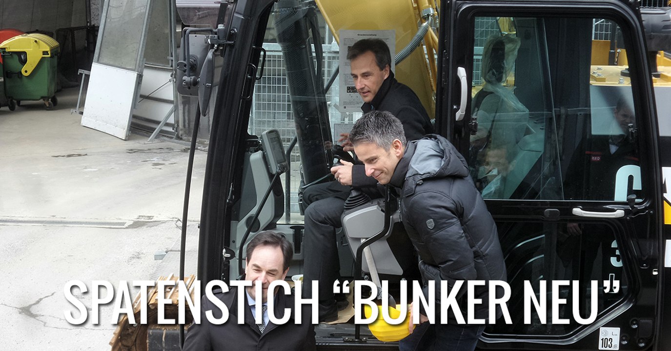 Spatenstich 'Bunker neu'