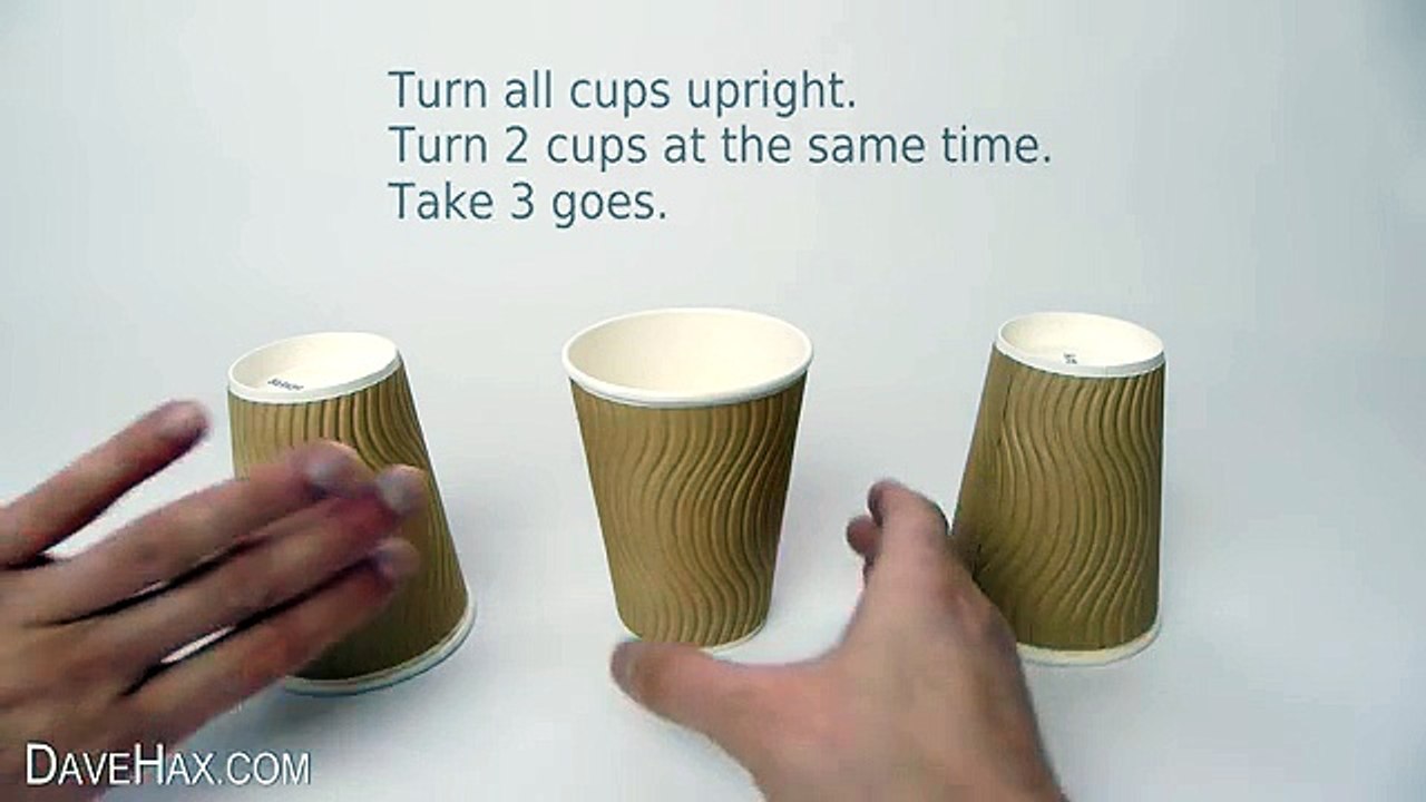 The 3 Cups Challenge | easy trick anybody can do
