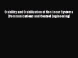[PDF] Stability and Stabilization of Nonlinear Systems (Communications and Control Engineering)
