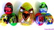 Angry Birds Toy Surprise Eggs SHREK, Pixar Cars Disney Monsters University, Spongebob, Sup