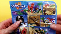 KINDER MAXI Surprise Eggs Unboxing with Surprise Infinimix Toys (2015 Edition)