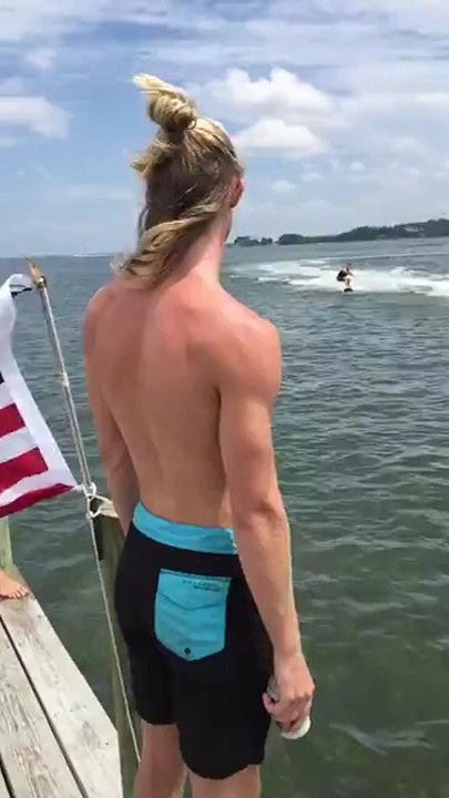 Wakeboard bière fail