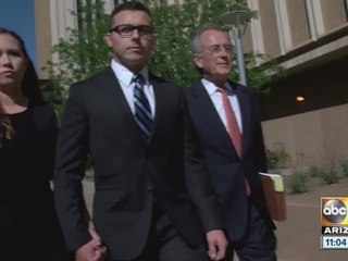 Mesa officer pleads not guilty