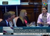 Diputados de Argentina discuten acuerdo con 