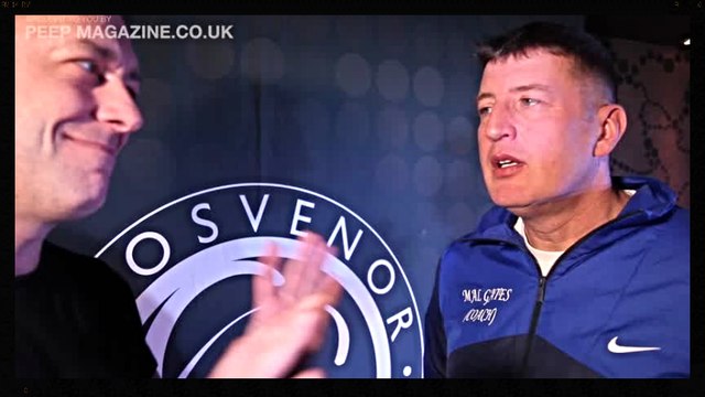 MAL GATES TALKS AT COLLISION COURSE PRESS CONFERENCE / PEEP MAGAZINE