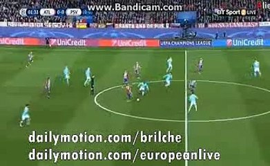 Atletico Madrid TIKA TAKA PASS - Atl.Madrid vs PSV