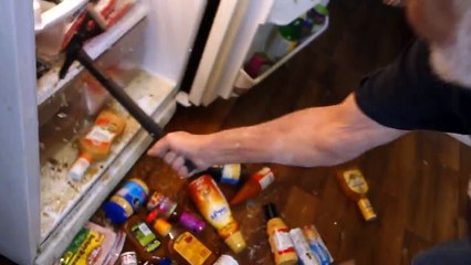 ANGRY GRANDPA DESTROYS KITCHEN!!
